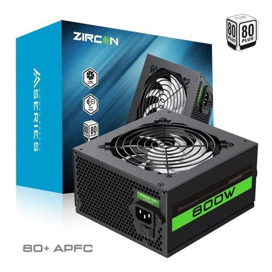 Блок питания 800W ATX Airmax ZIRCON AK-800 ATX 800W 12cm fan