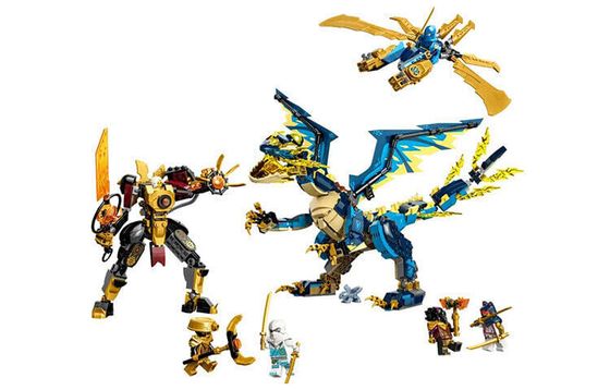 LEGO Elemental Dragon Vs. The Empress Mech Building Blocks 71796