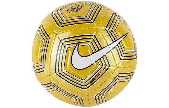 Nike Size 5 Ball Soccer Unisex Yellow White