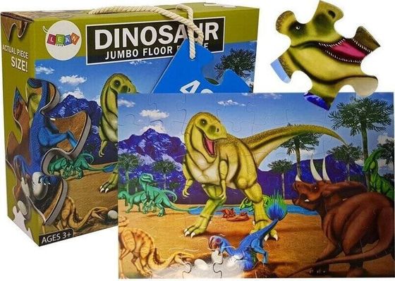 KIK Puzzle Układanka Dinozaury 48 Elementów