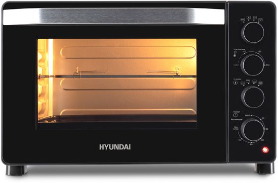 Мини-печь Hyundai MIO-HY081 38л 2000Вт серебристый/черный