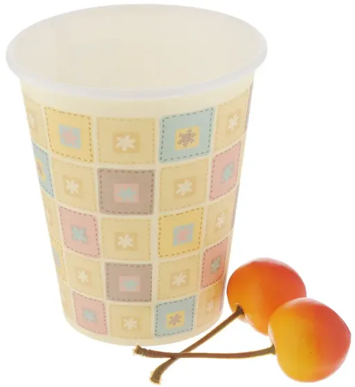 !09 Бумажные стаканы (наборы 12 штук) "Праздничные" 330 мл.