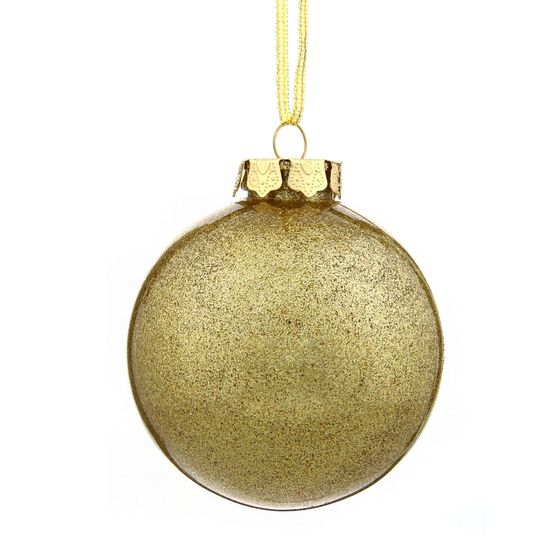 Набор из 12шт, Украшение новогоднее Шар &quot;Счастливый день&quot;, D8 см, L35 W27 H8 см