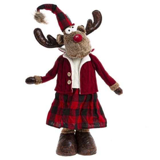 Игрушка набивная &quot;Олень&quot;, L21 W14 H74/46 см