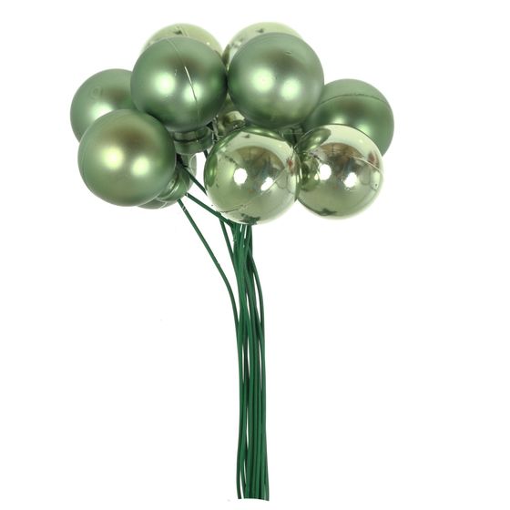 Набор из 12 шт, Изделие декоративное &quot;Ягоды&quot; (20мм), L9 W4 H15 см