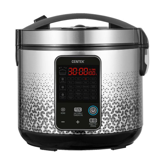 Мультиварка Centek CT-1499 5л 900Вт серебристый/черный