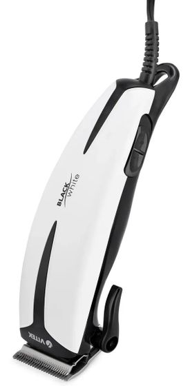 Машинка для стрижки Vitek VT-2517 сеть (насадок 4шт)  белый/черный
