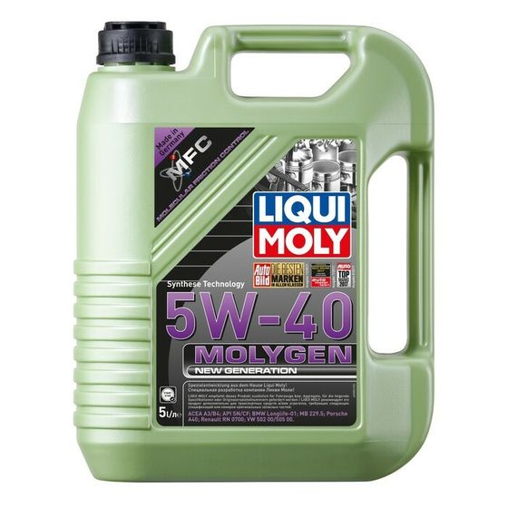 Масло моторное  LiquiMoly Molygen New  Generation 5W-40, 5 л