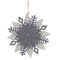 Украшение новогоднее &quot;Снежинка&quot;, L10 W0,5 H11 см, 3в.