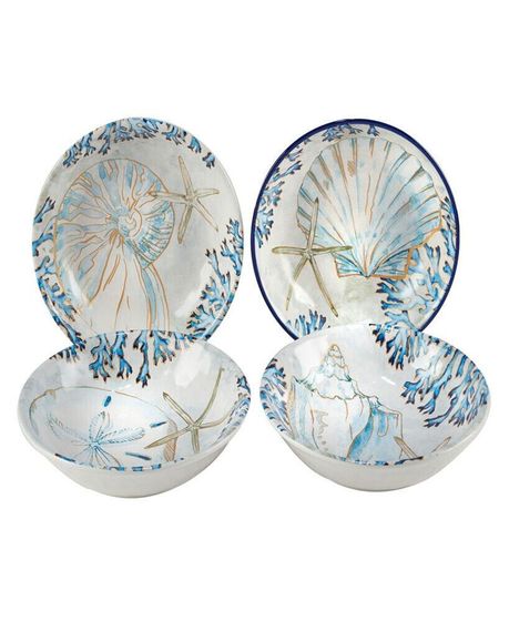 Playa Shells Set of 4 Soup Bowl