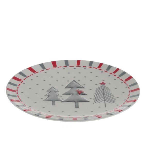 Тарелка, L20 W20 H2 см