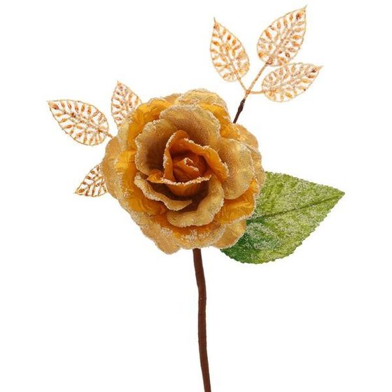 Цветок искусственный &quot;Роза&quot;, L18 W9 H40 см, 2в.