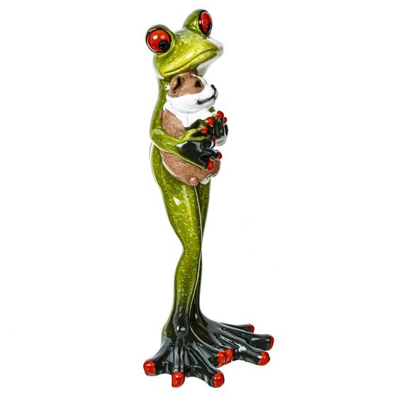 Фигурка декоративная "Лягушка", L5 W7 H16,5 см