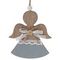 Изделие декоративное подвесное &quot;Ангел/Ёлка/Звезда&quot;, L9 W1 H11,5 см, 3в.