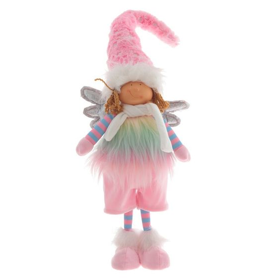 Игрушка набивная с подсветкой  &quot;Ангел&quot; (2хCR2032), L21 W12 H71/43 см, 2в.