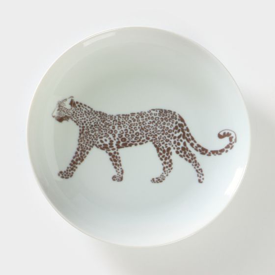 Тарелка фарфоровая «Сафари. Леопард», d=20,5 см