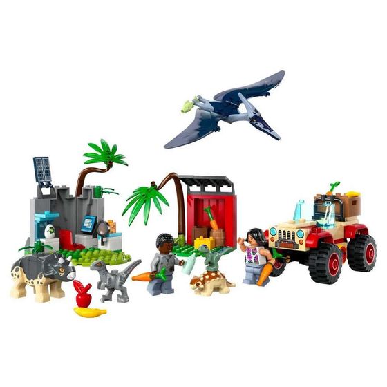 Игра-конструктор LEGO Dinosaur Plus Rescue Center