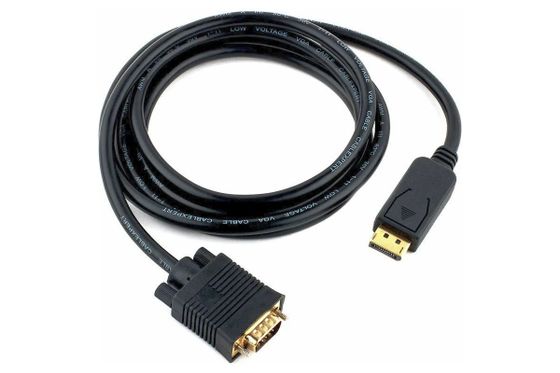 Кабель Cablexpert DisplayPort(m) - VGA(m) 1.8м черный (CCP-DPM-VGAM-6)