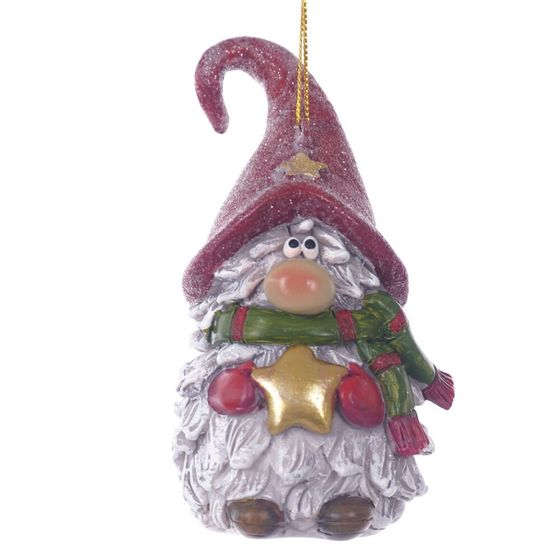 Фигурка декоративная подвесная "Гном",  L5,5 W5 H10 см, 2в.