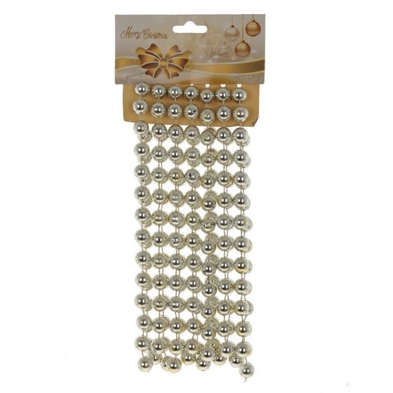 Украшение новогоднее &quot;Бусы&quot;, D 1 см, L270 W1 H1 см, 2в.