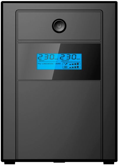 ИБП Ippon Back Basic 1200 LCD Euro line-interactive 600Вт 1200ВА черный (1687965)