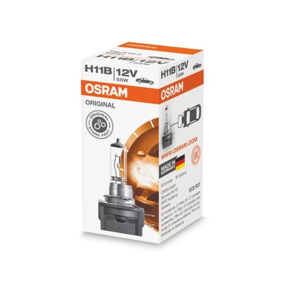 Лампа автомобильная Osram, H11B, 12 В, 55 Вт, 64241