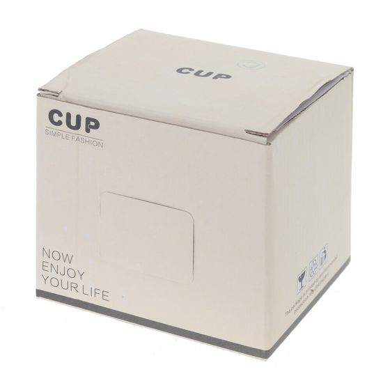 Кружка с ложкой, 280 мл, L12 W9 H11 см, дизайн микс