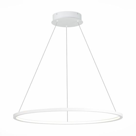 Светильник подвесной St Luce. ST603.543.34. 1х34 Вт, LED, 4000K, 2210 Lm, 60х60 см, цвет белый