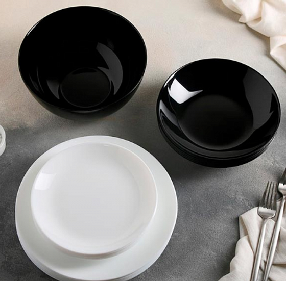 Салатник ДИВАЛИ НУАР 21см