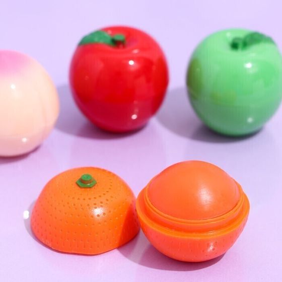 !09 Набор из 3-х штук - Бальзам для губ «Фрукты», дизайн микс