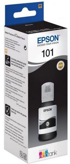 Картридж струйный Epson L101 C13T03V14A черный (7500стр.) (127мл) для Epson L4150/L4160/L6160/L6170/L6190