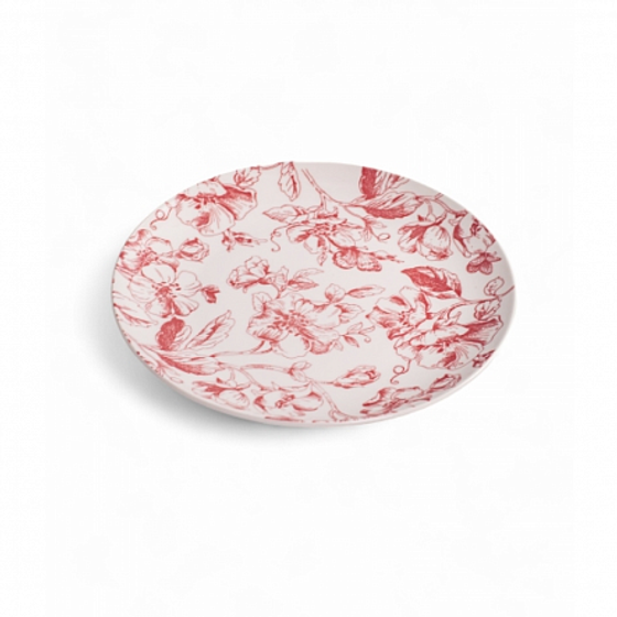 Тарелка обеденная BOTANICA бордо 24см