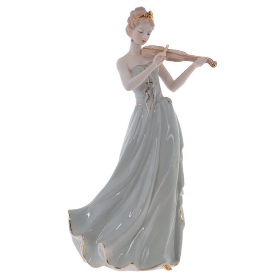 Фигурка декоративная &quot;Девушка со скрипкой&quot;, Д18,5 Ш11,5 В34 см