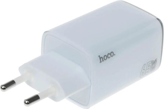 Сетевое З/У Hoco N49 Glorious 2хType-C+1xUSB 65Вт 5В 3А PD/QC/AFC синий