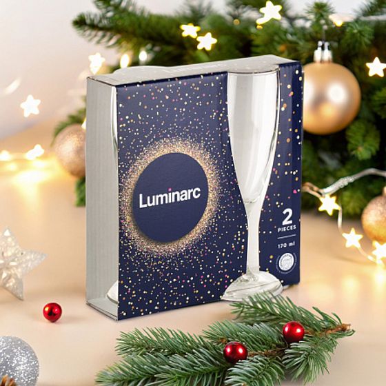 Набор фужеров для шампанского ЭЛЕГАНС 2шт 170мл