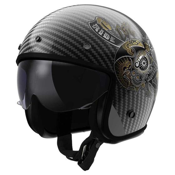 Открытый шлем LS2 OF601 Bob II Carbon Custom