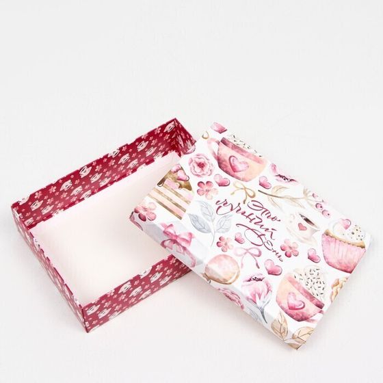 !09 Подарочная коробка (набор 5 штук) сборная "Это лучший день" 21 х 15 х 5,7 см