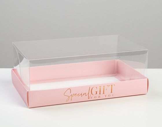 !09 Комплект из 3-х штук микс: Коробка кондитерская, упаковка, Gift, 22 х 8 х 13,5 см. (1 штука)+ Коробка кондитерская для муссовых пирожных «Сердечки», 27 х 8.6 х 6.5 см. ( 2 штуки)