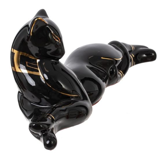 Фигурка декоративная "Кошка", L20 W5,5 H9 см, 1 штука, дизайн микс