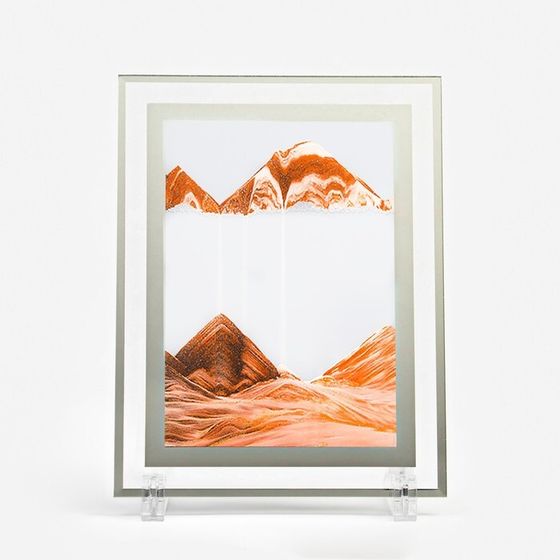 Песочные часы-картина «Эрайд» , 23×17 см, антистресс, песок оранжевый