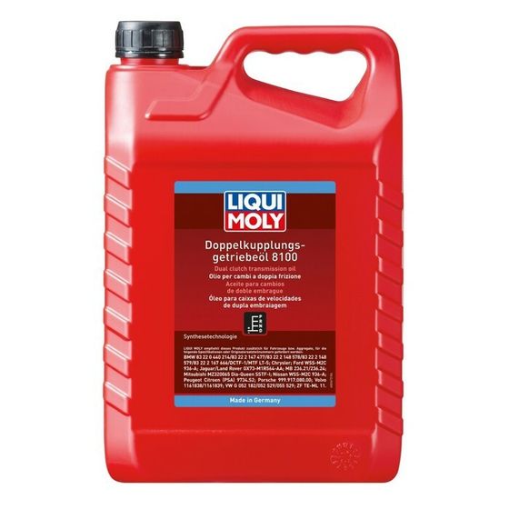 Масло трансмиссионное LiquiMoly Doppelkupplungsgetriebe-Oil 8100, для DSG, НС-синтетическое, 5 л