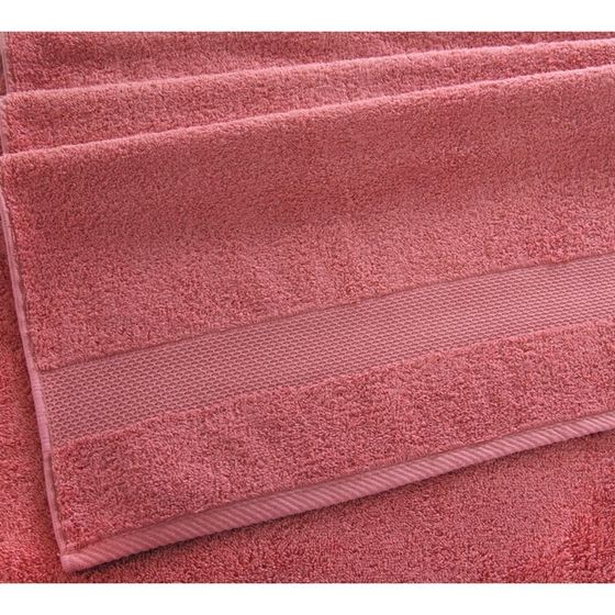 Маxровое полотенце «Сардиния», размер 70x140 см, цвет терракот
