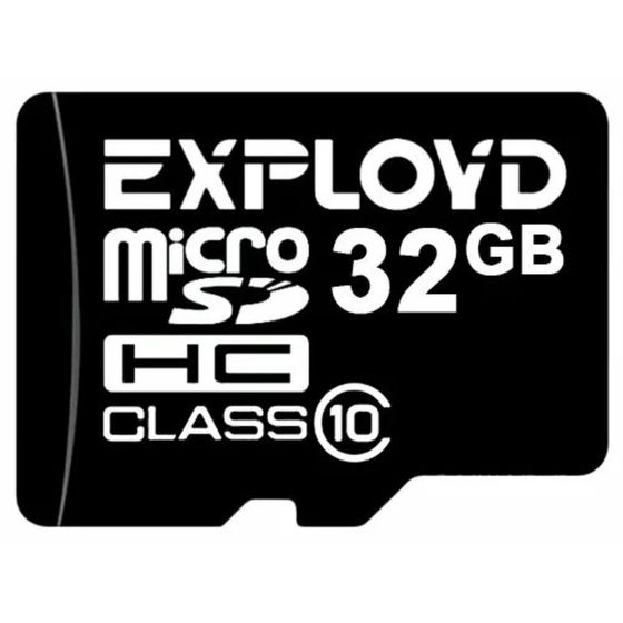 Карта памяти Exployd MicroSD, 32 Гб, SDHC, класс 10