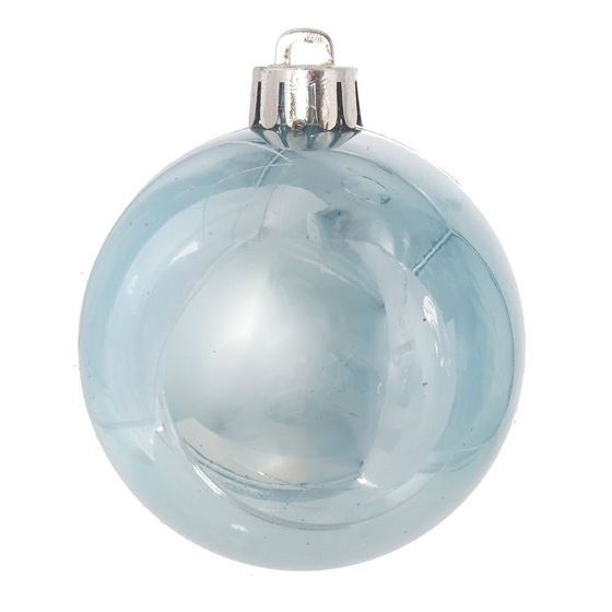 Набор из 6шт Украшение новогоднее Шар &quot;Жемчужная сказка&quot;, D6 см, L11,5 W6 H17,5 см