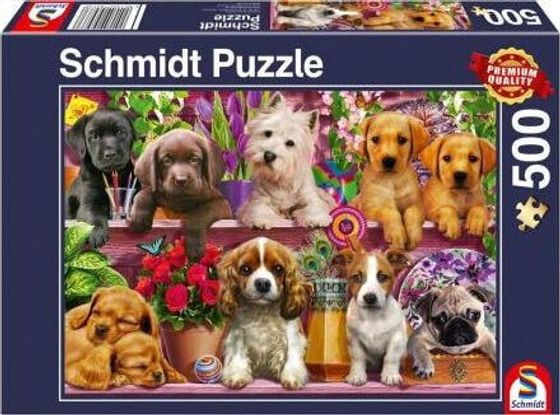 Schmidt Spiele Puzzle PQ 500 Psy na półce