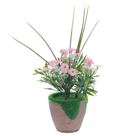 Цветочная композиция, L11 W11 H27 см, 4в.