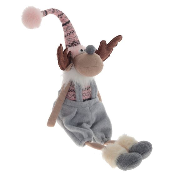 Игрушка набивная &quot;Олень&quot;, L21 W10 H55/20 см, 2в.