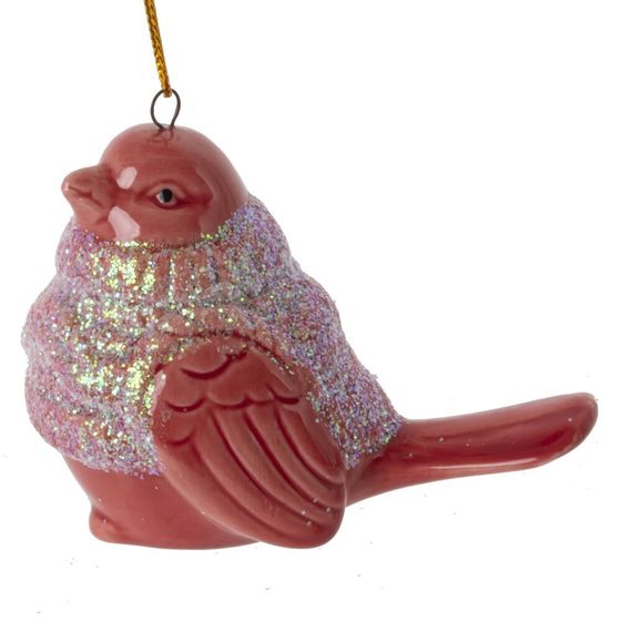 Украшение новогоднее &quot;Птичка&quot;, L8 W4,5 H6 см, 4в.