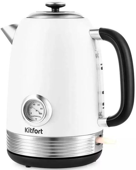 Чайник электрический Kitfort КТ-6603 1.7л 2200Вт белый