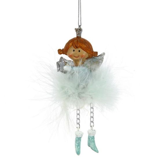 Украшение новогоднее &quot;Ангелочек, L5 W3 H11 см, 2в.